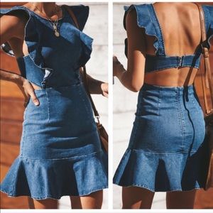 VICI Skylar and Madison denim dress